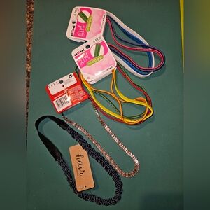 NWT 10 Colorful Hair Accessories Set. Headbands